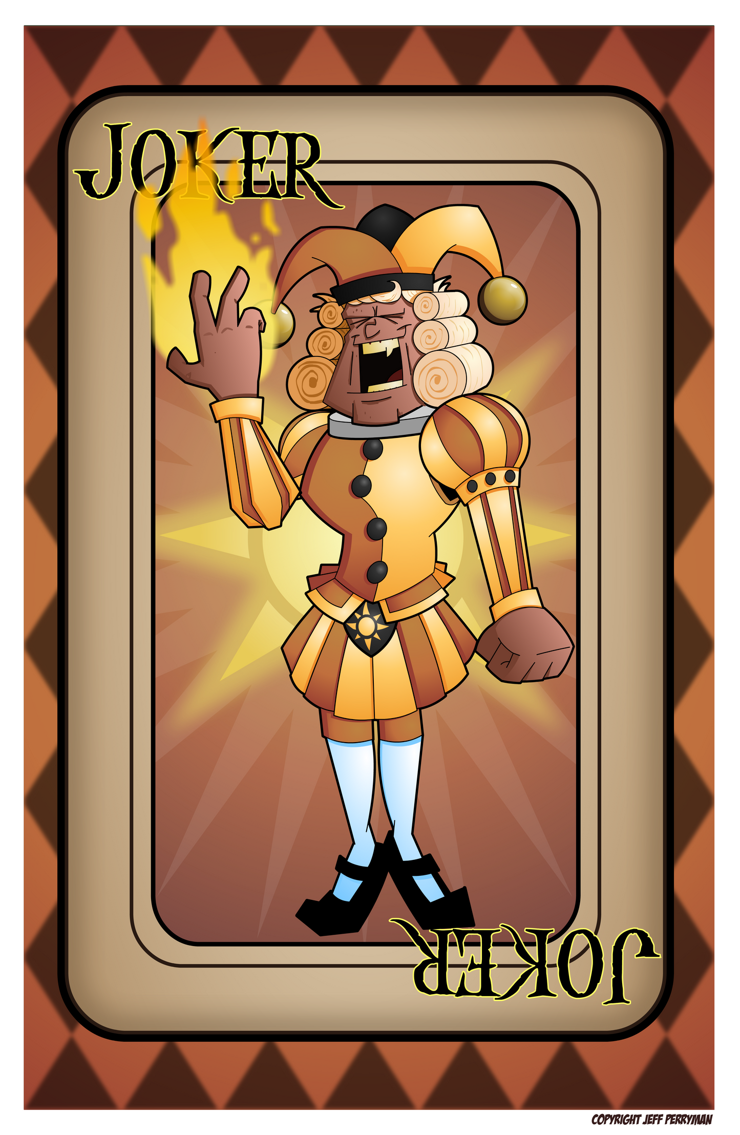 Sun Joker - 11"x17" Art Print