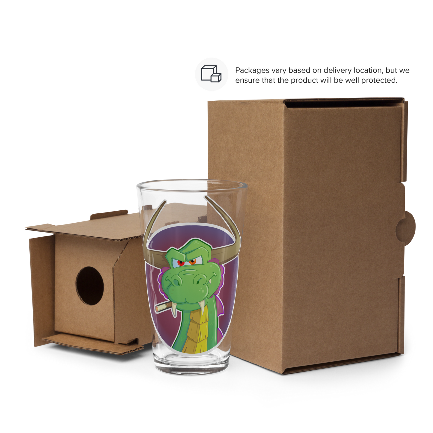 Green Dragon - Pint Glass