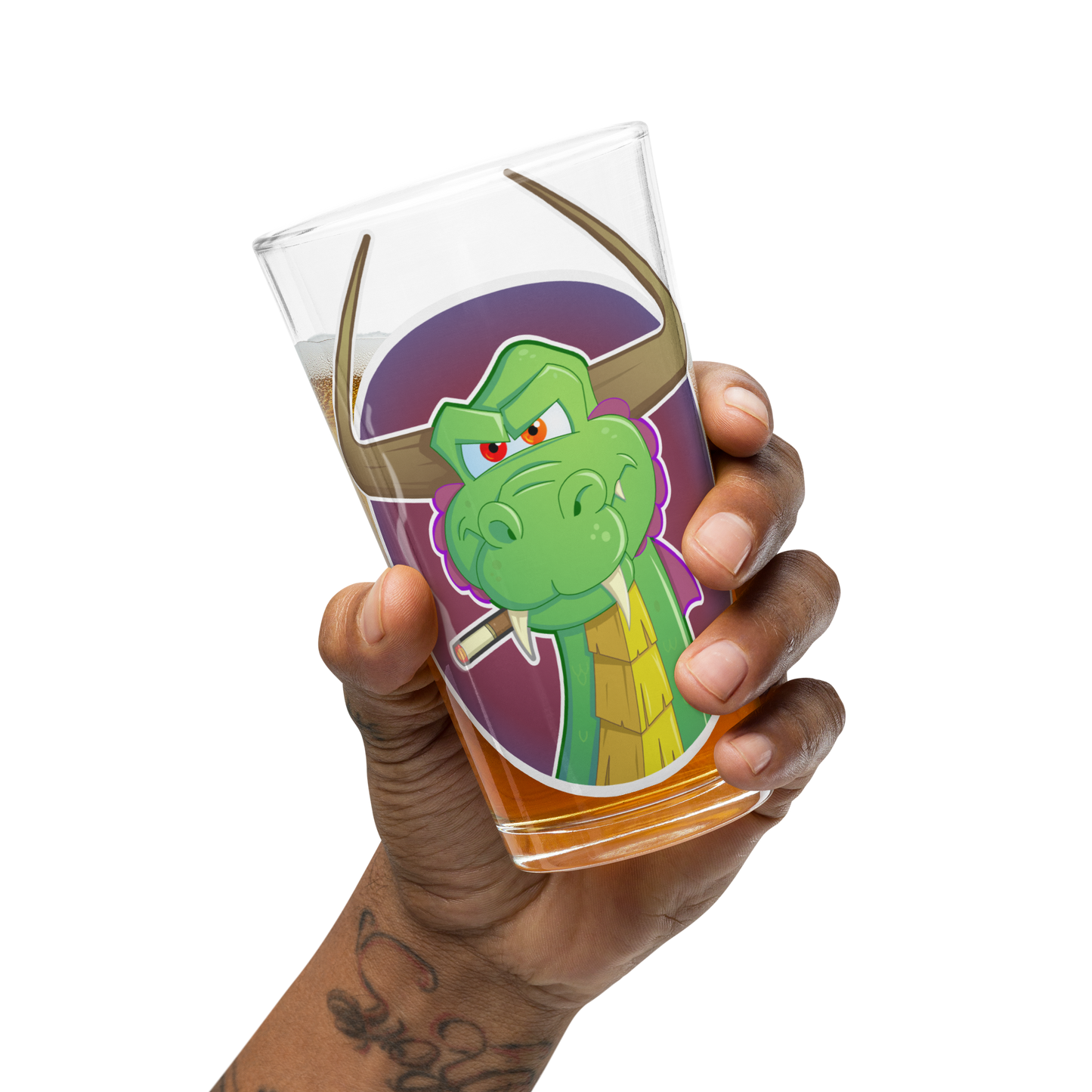 Green Dragon - Pint Glass