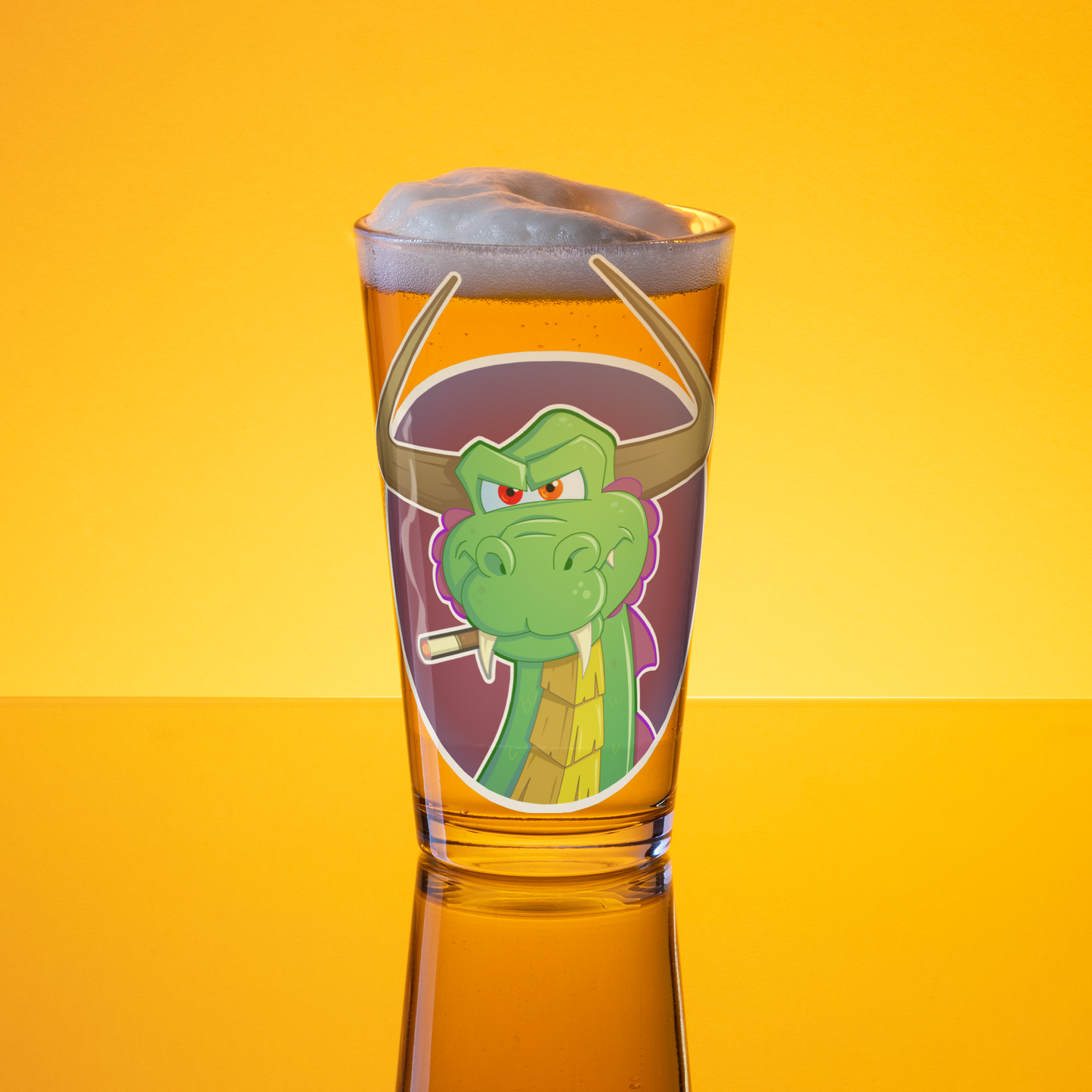 Green Dragon - Pint Glass