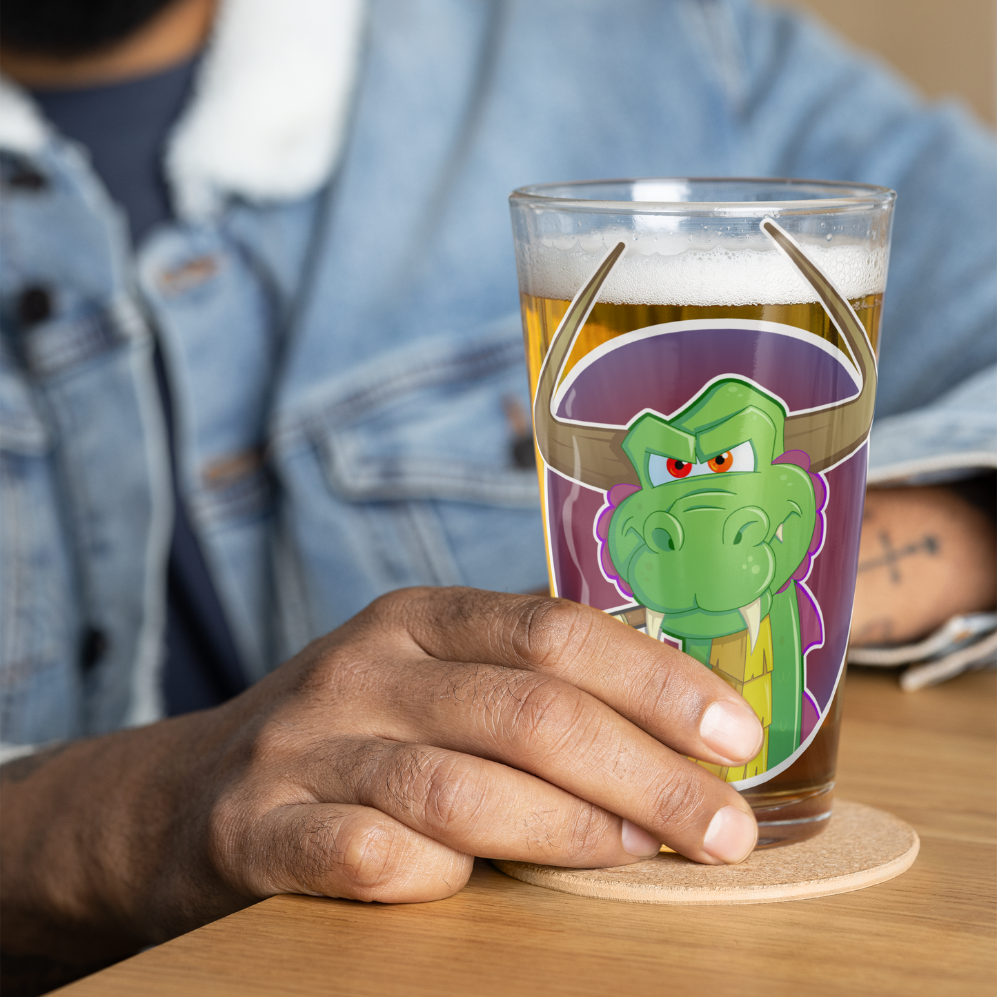 Green Dragon - Pint Glass