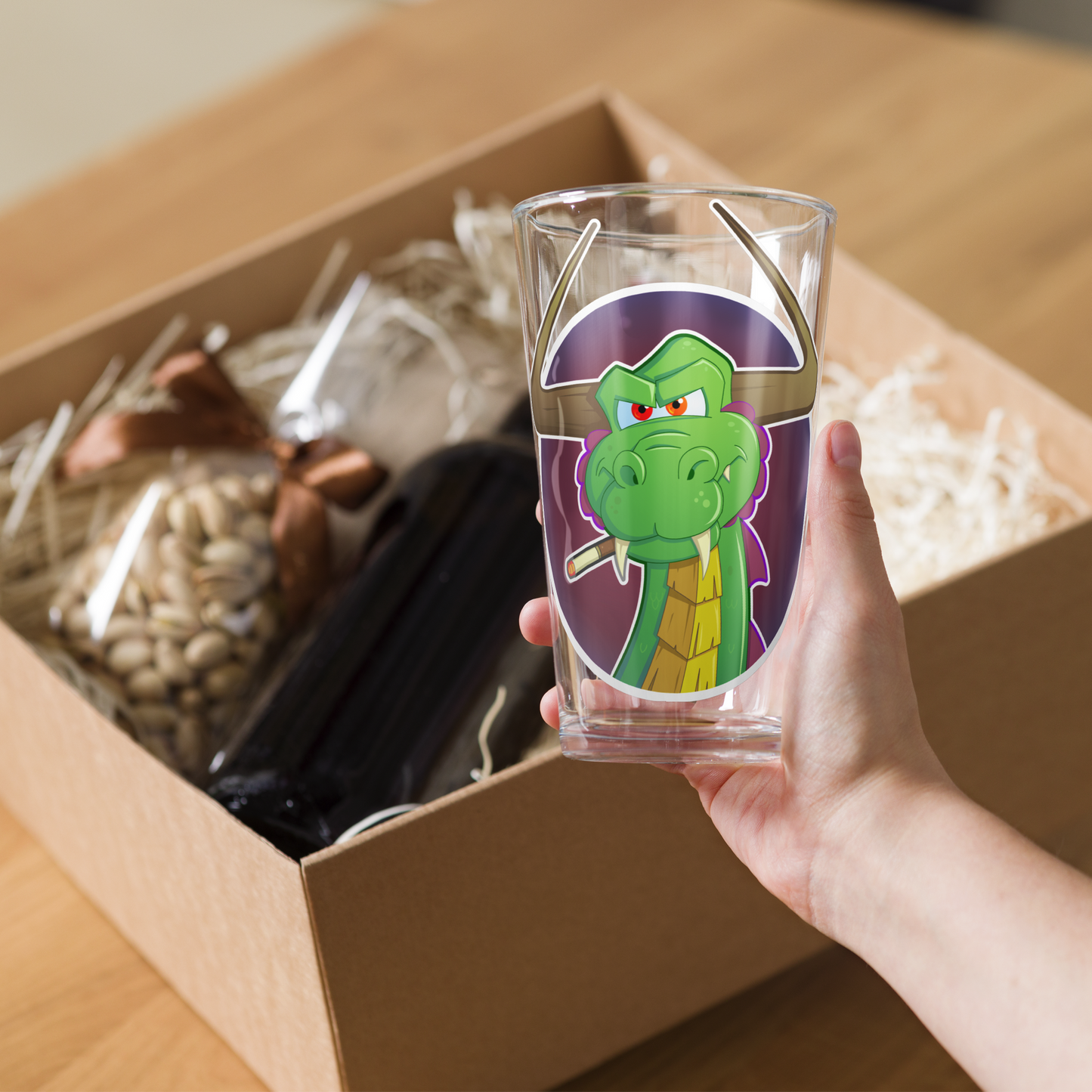 Green Dragon - Pint Glass