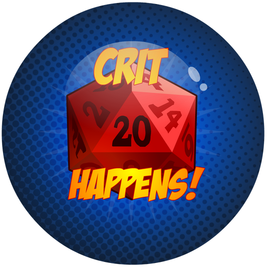 Crit Happens 1.25" (32mm) Button