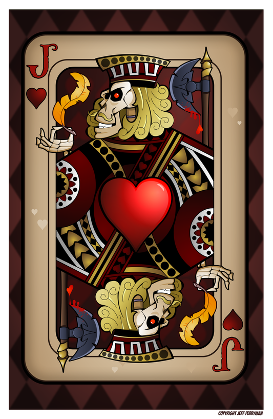Jack of Hearts - 11"x17" Art Print