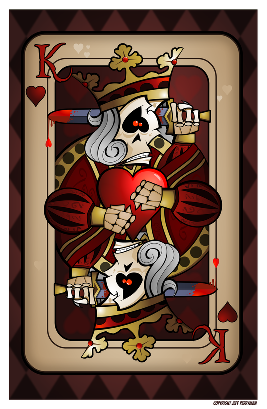 King of Hearts - 11"x17" Art Print