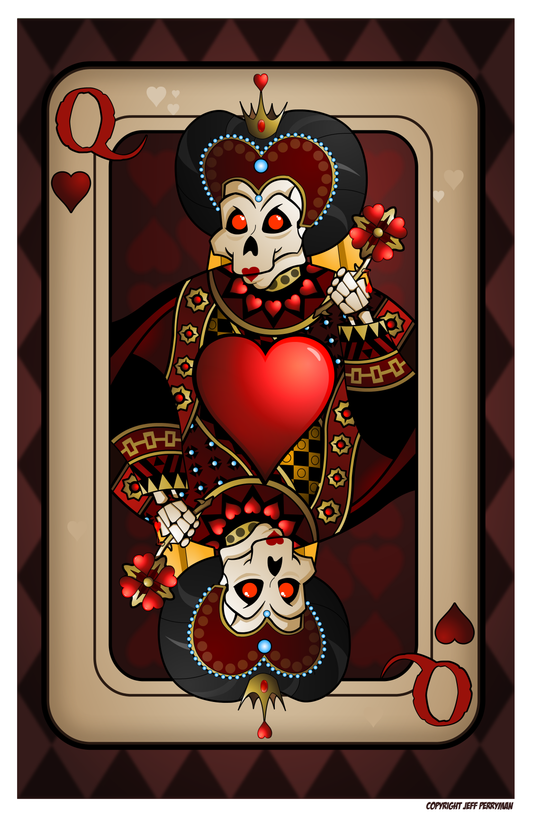 Queen of Hearts - 11"x17" Art Print