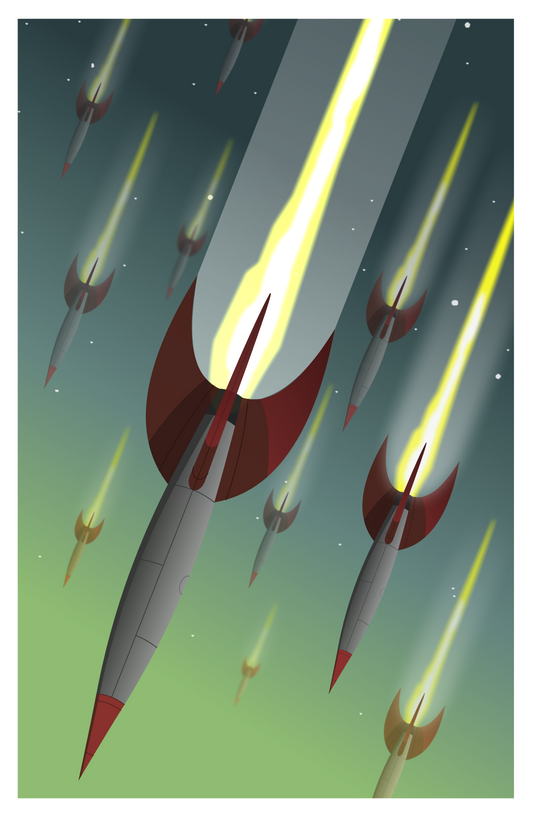Rockets - 11"x17" Art Print