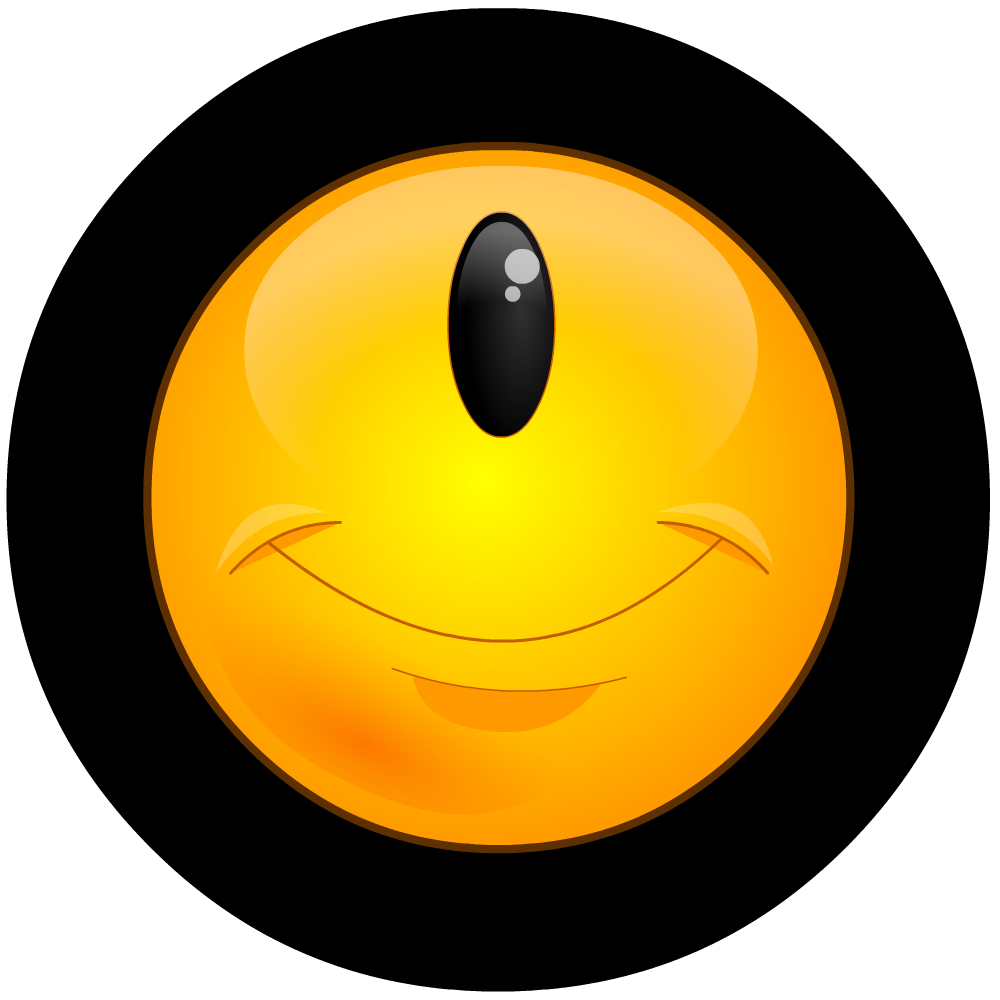 One Eye Smile Emoji 2" (51mm) Button