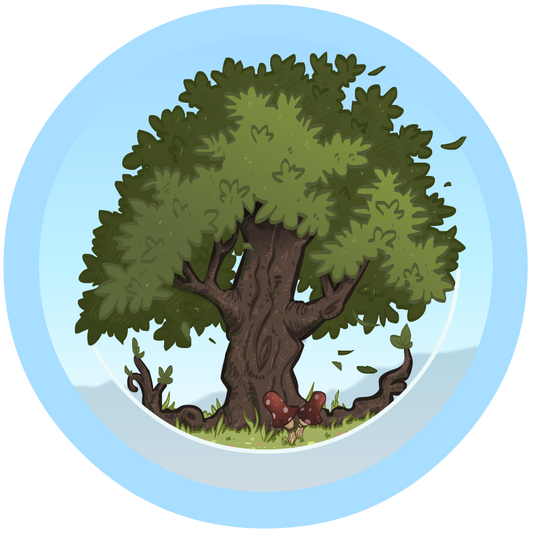 Tree 2" (51mm) Button