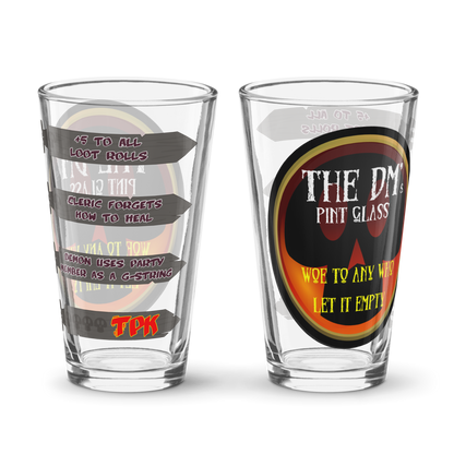 DM's Pint Glass - 16oz