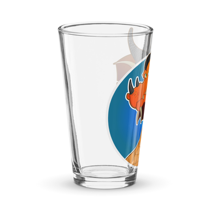 Orange Dragon - Pint Glass
